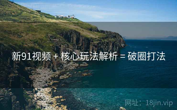 新91视频 + 核心玩法解析 = 破圈打法