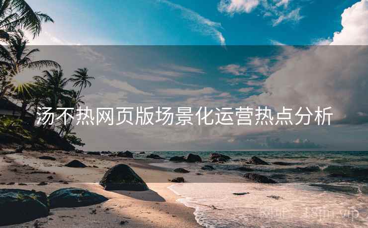 汤不热网页版场景化运营热点分析