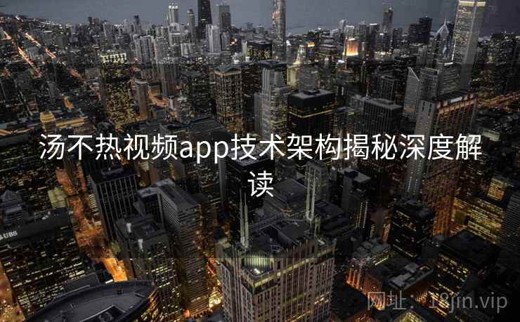 汤不热视频app技术架构揭秘深度解读
